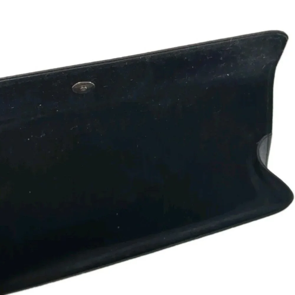 GUESS Eyeglass Sunglass Case Black Faux Leather Magnetic Clclosure Eyewear Hard